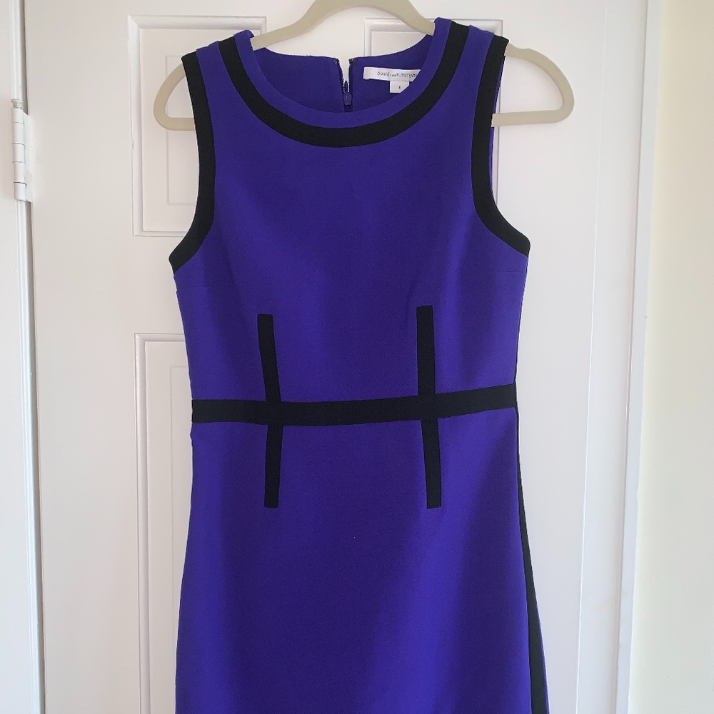 DVF shift dress sz 4